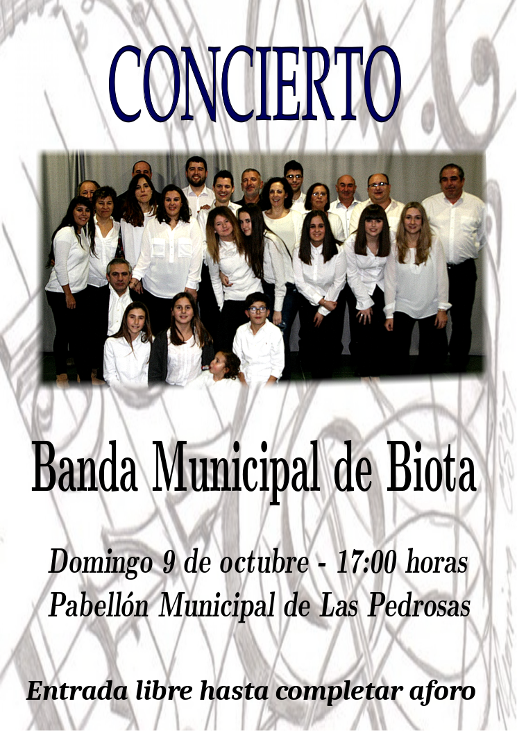 Concierto Banda Biota en Las Pedrosas