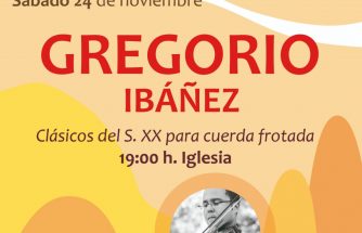 Concierto Gregorio Ibáñez Las Pedrosas